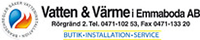 Logotyp - Vatten & Värme Emmaboda